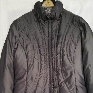 Via Spiga parka jacket with genuine fur hood